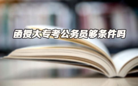 函授大专考公务员够条件吗(图1) 函授大专考公务员够条件吗(图1)